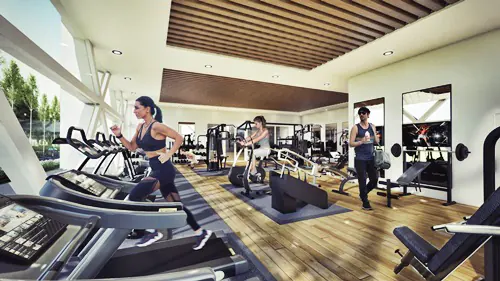 gym, 3D interior design studio, architectural, rendering, visualization, modelling, design, view, Idea, condominium